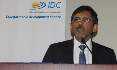 Minister of Economic Development Ebrahim Patel notes the strong figures demonstrate the IDC’s importance as a national asset minister patel